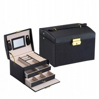 Prenosný organizér na šperky šperkovnica