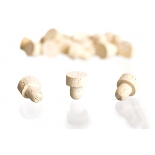 Prírodné (pevné) korky zátky v tvare T 36x31x19mm 10ks na fľaše