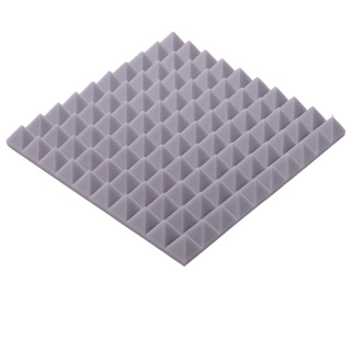 Akustický panel svetlosivý PYRAMÍDA 50x50 cm hrúbka 5cm