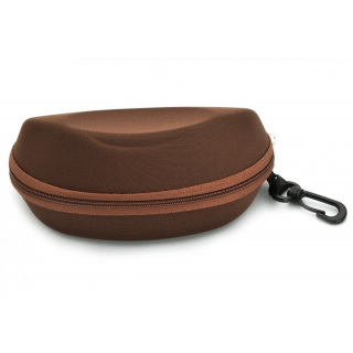 Puzdro na okuliare hnedé s karabínou