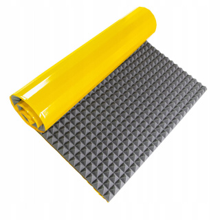 Samolepiaca akustická zvukotesná pena PYRAMÍDA 40mm 200x100cm nehorľavá