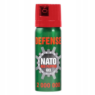 Slzný plyn s gélovým korením 50ml Nato Defense 41050-C 2mil Scoville