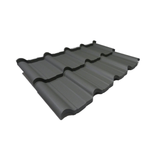 Modulárna plechová krytina Retto matná grafit