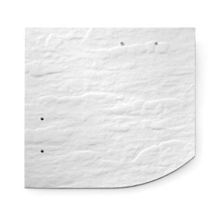 Struktonit Krytina Bridlica 20x20 Pravý BIELY