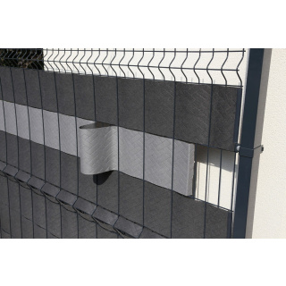 DECOMAT Plotová tieniaca páska  rolo 19,3 x 26m antracitová