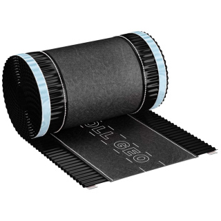 EUROVENT Hrebeňová páska ROLL GEO čierna, 5mb