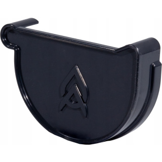 Záhyb žľabu PROAQUA pravý 100 čierny