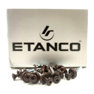 Skrutky farmárske TORX 4,8x35 hnedé 250ks