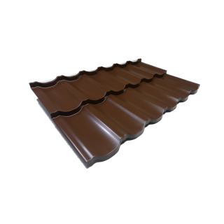 Strešná krytina Modular hnedá lesklá