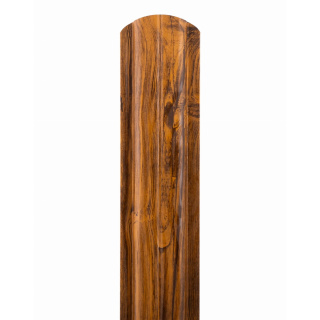 Kovové dielce lata na plot SIGMA, svetlý dub