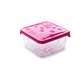 Štvorcová plastová nádoba na potraviny Branq Rukola 1,25l