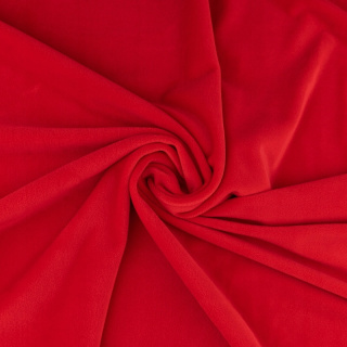 Látka velúrová pletenina červená mäkká 0,5m