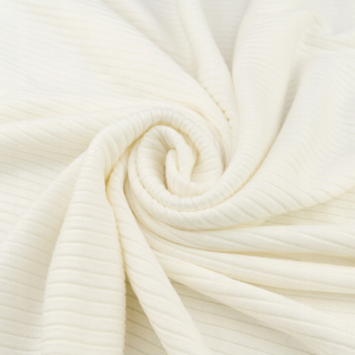 Látka viskózová pletenina ecru prúžok 0,5m