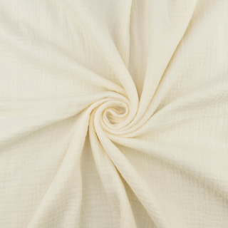 Látka mušelín bavlnený ecru 100% bavlna 0,5m