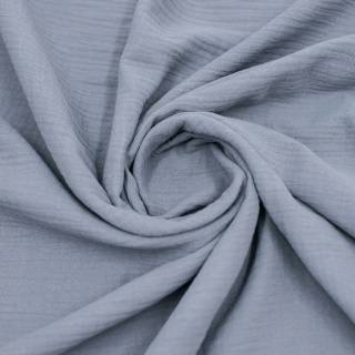 Látka mušelín bavlnený sivá 100% bavlna 0,5m