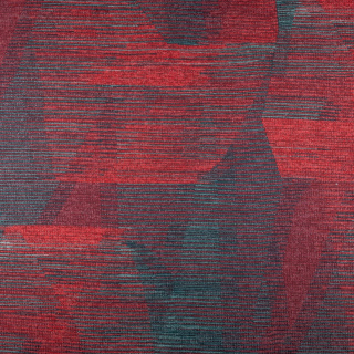 Látka pletenina lurex červená ombré vzor 0,5m