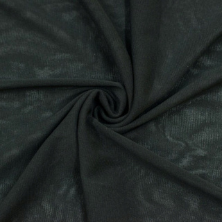 Látka sieťovina tyl čierna elastická 0,5m