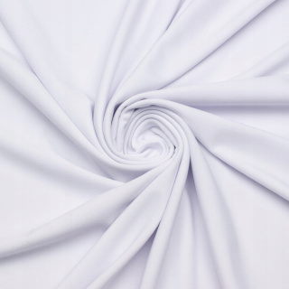 Látka Jersey ITY biela pletenina bez vzoru 0,5m