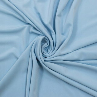 Látka Jersey ITY bledomodrá pletenina bez vzoru 0,5m