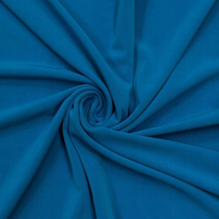 Látka Jersey ITY modrá pletenina bez vzoru 0,5m