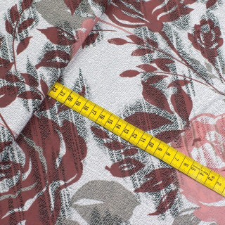 Látka Jersey ITY hladká kvety pletenina 0,5m