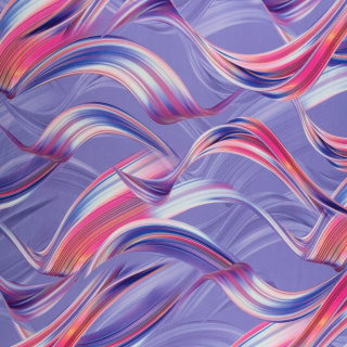 Látka Jersey ITY fialová hladká vlny pletenina 0,5m