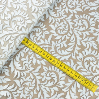 Látka čipka biela ľahká mäkká 0,5m