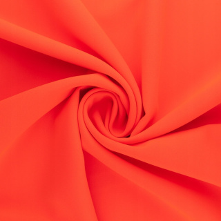 Látka Panama neónová oranžová univerzálna na závesy hladká 0,5m