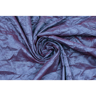 Látka taft fialová pokrčená šuštiaca 0,5m