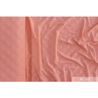 Látka pletenina riadková koralová ľahká 0,5m