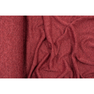 Látka pletenina červená tehlová melír elastická 0,5m