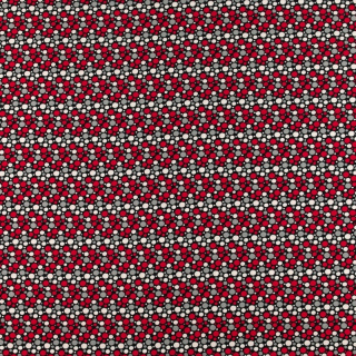 Látka Silki čierna farebné bodky vzor 0,5m