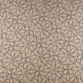 Látka šifón krešovaný béžová hladká kvety 0,5m