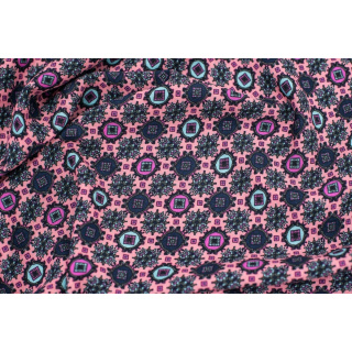 Látka viskózová geometrický vzor 100% viskóza 0,5m