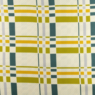 Látka viskózová ecru kocka 100% viskóza 0,5m