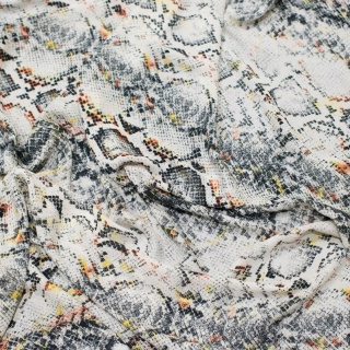 Látka Kelly krep mäkká hadia koža vzor 0,5m