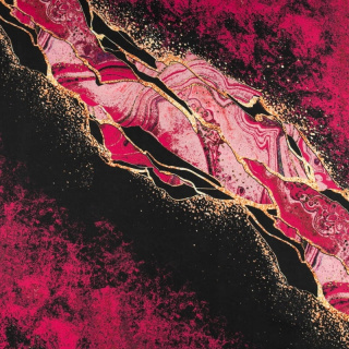 Látka viskóza twill ružová hladká vzor 0,5m