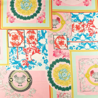 Látka viskóza twill ružová hladká taliansky vzor 0,5m