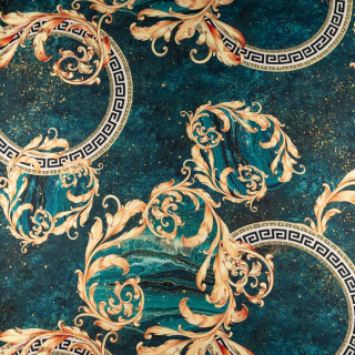 Látka viskóza twill zelená hladká taliansky vzor 0,5m