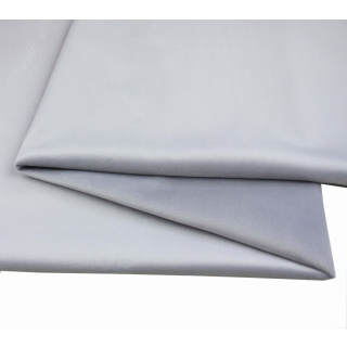 Tkanina aksamitná velúr VELVET poťahová popolavá 50x145cm