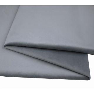 Tkanina aksamitná velúr VELVET poťahová sivá 50x145cm