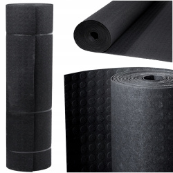 Protišmyková gumová rohož 3 mm, molet bodky, šírka 120 cm