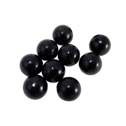 Drevené korálky 10ks 20mm čierne lakované