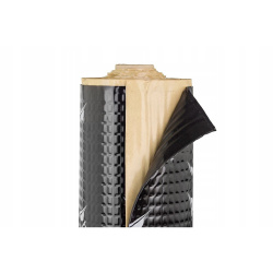 Samolepiaca čierna hliníková butylová rohož 2,5 mm 25x25cm AB-25