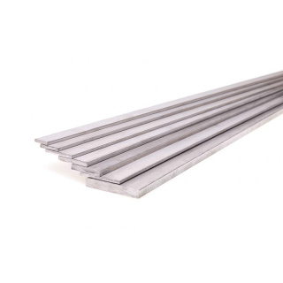 Plochá tyč z nehrdzavejúcej ocele 45x15mm