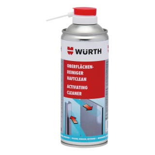 Aktívny čistič povrchov pred lepením a tesnením, odmasťovač a aktivátor adhézie, 400 ml – Würth HaftClean