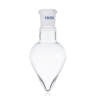 Srdcová banka, 5 ml, brús 14/23, borosilikátové sklo (BORO 3.3)