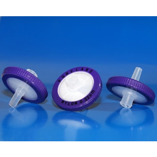 Striekačkový filter Nylon s predfiltrom PP 13 mm, 0,45 µm – autoklávovateľný 121 °C