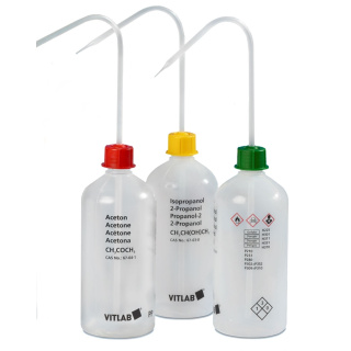 Tryska s potlačou Hexane, 500 ml, úzke hrdlo GL25 – PE-LD