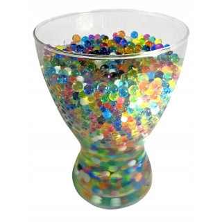 Hydrogélové gélové guličky 50000ks mix farieb na dekoráciu kvety